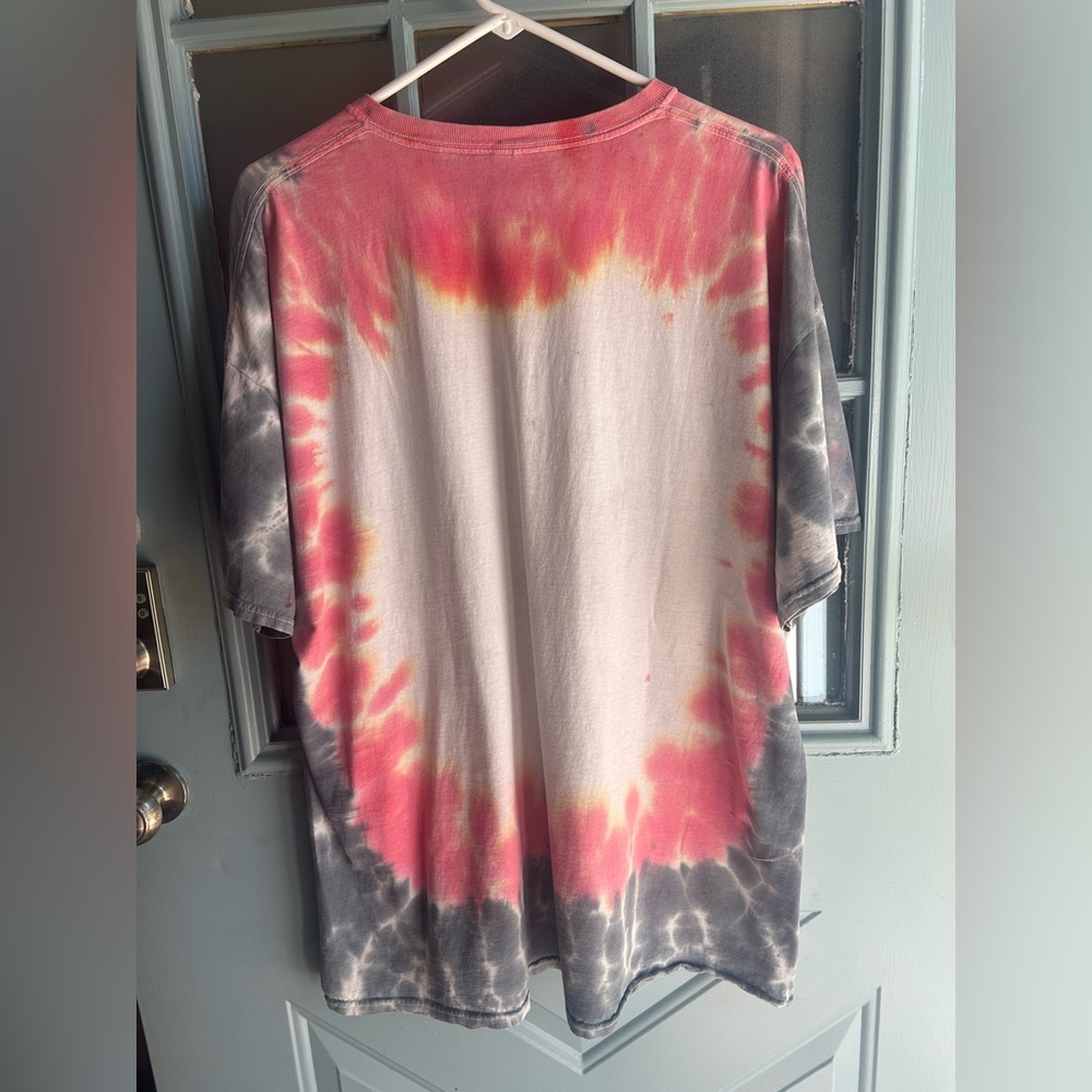 Vintage Y2K Grim Reaper Skull Wing Angel of Death Tie Dye Shirt Art Drawing 2XL - Picture 4 of 11